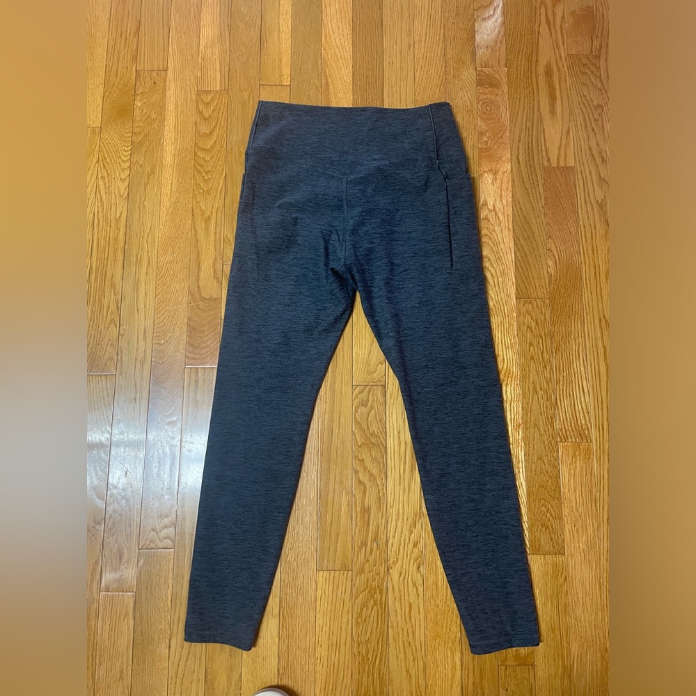 Athletic works gray workout Leggings with‎ side pockets large - Picture 4 of 7